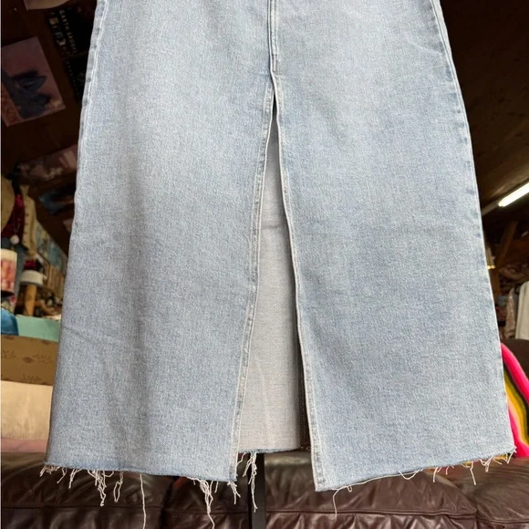 Silver Jeans Co. Light Blue Denim Skirt - Picture 7 of 12